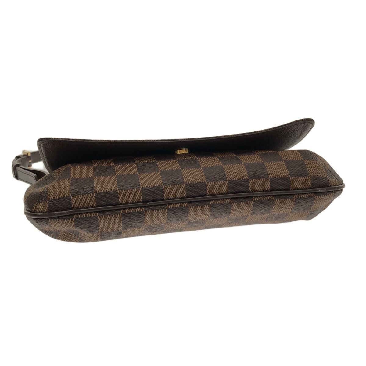 LOUIS VUITTON(ルイヴィトン) ショルダーバッグ ダミエ美品 ミュゼット・タンゴ(ショートストラップ) N51255 エベヌ ダミエ・ キャンバス - メルカリ