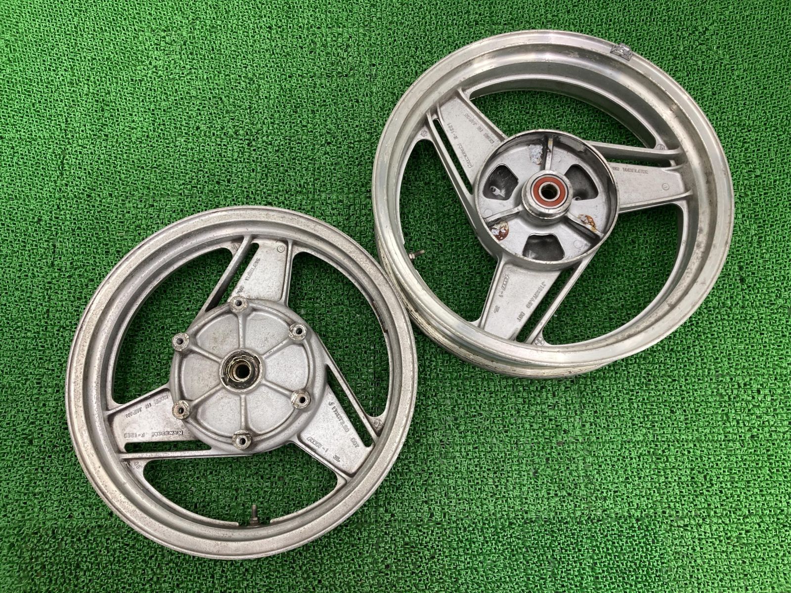 購入 ZX-10 ホイール 前後 カワサキ 純正 バイク 部品 ZXT00B ZX10 F17