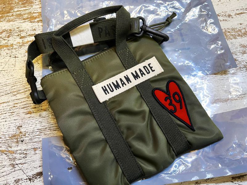 humanmade ショルダー　カーキ 極美品 HUMAN MADE ヒューマンメード HELMET BAG 2WAY