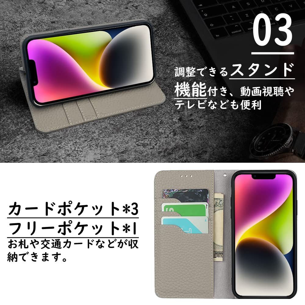 iPhone14 高級牛本革ケース 対応ケース CLICSUN 手帳型 : Plus Pro Clicsun ケース 特価セールCLICSUN 高級牛本革の通販 by iPhone12 Mini