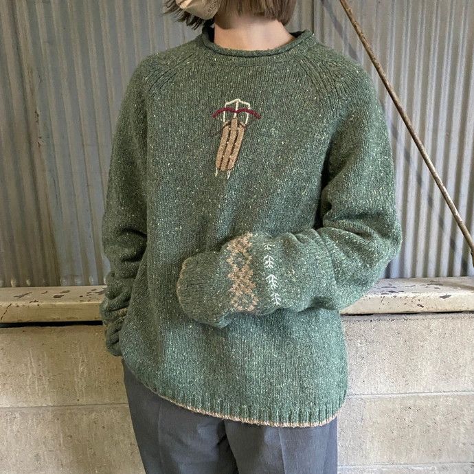 Woolrich ウールリッチ ロールネック ウールニットセーター レディース