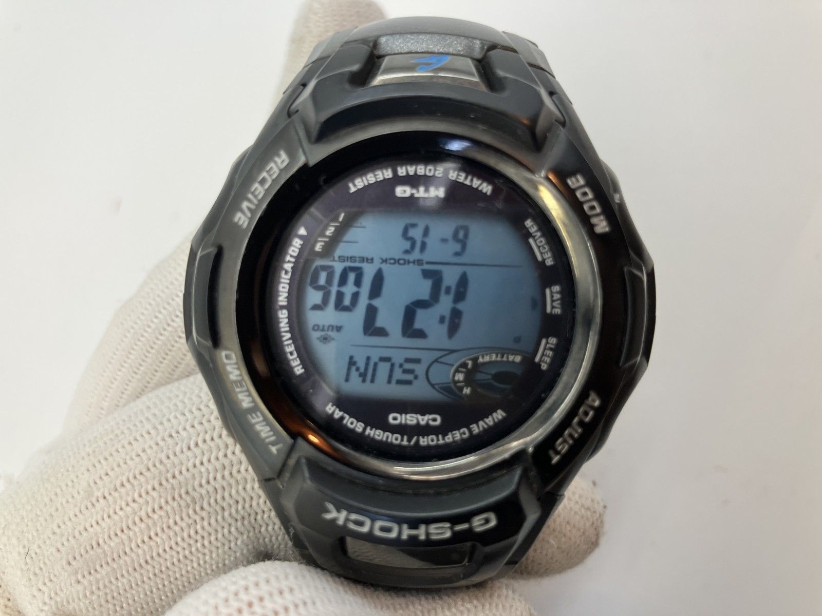 中古 CASIO G-SHOCK MTG-910DJ マルチバンド5 タフソーラー メンズ腕時計 ケース幅約43mm 腕周り約19cm 送料無料 中古 CASIO G-SHOCK MTG-910DJ マルチバンド5 タフソーラー メンズ
