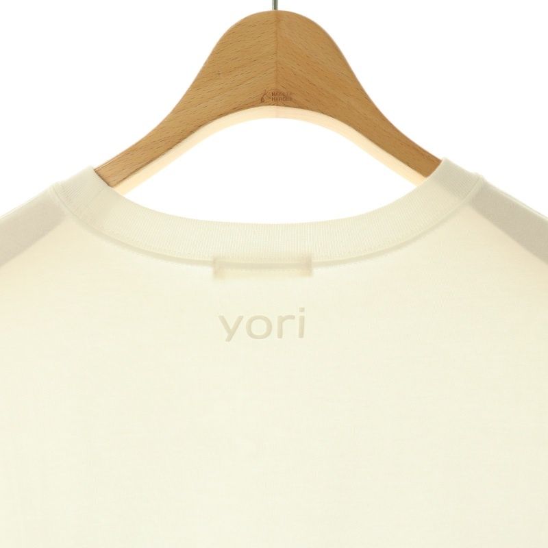 yori 半袖 Tシャツ 36 ホワイト yori ヨリ 半袖 Tシャツ カットソー 36 ホワイト レディース