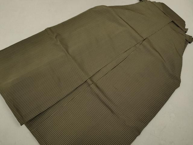 平和屋着物○男性 馬乗り袴 縞 三越扱い 正絹 逸品 CAAX1158vf 平和屋着物 