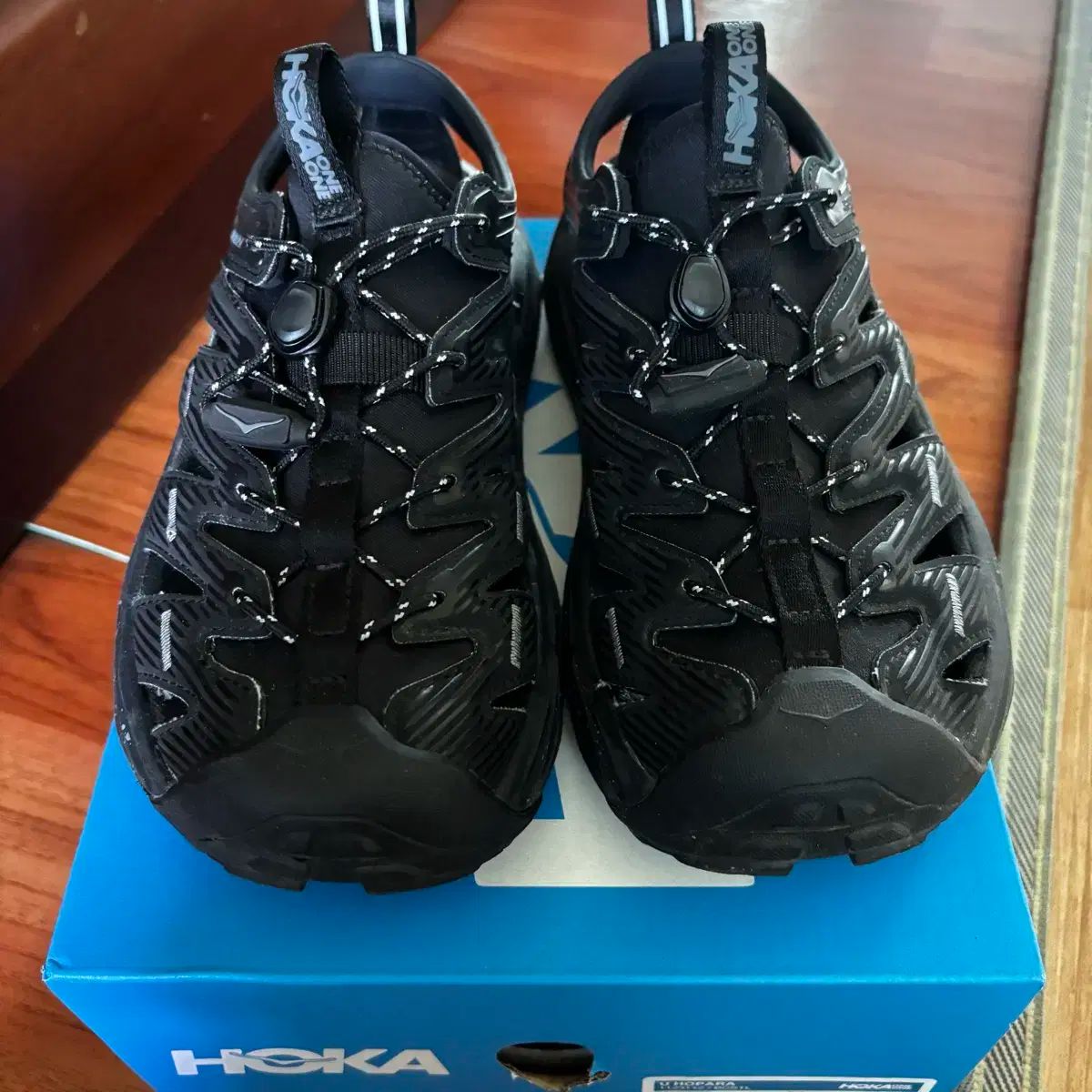 Hoka Hopara サンダル 8.5 サイズ ブラック/キャッスルロック HOKA