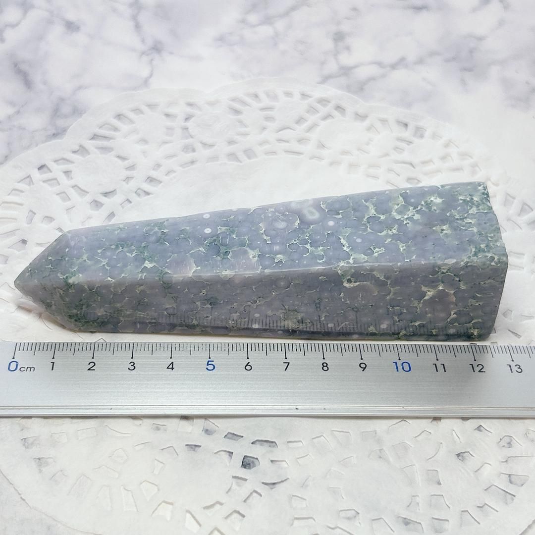 【E12251】グレープアゲート ポイント研磨 ぶどう状玉髄 グレープカルセドニー 天然石 鉱物 グレープアゲート 玉髄 カルセドニー ポイント研磨 ぶどう状玉髄 グレープ グレープクォーツ E11759グレープアゲート 97g