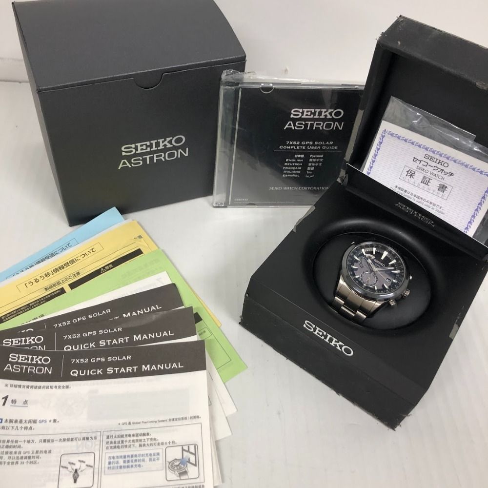 08w7502 SEIKO ASTRON SBXA003 チタン セイコーアストロン GPS 