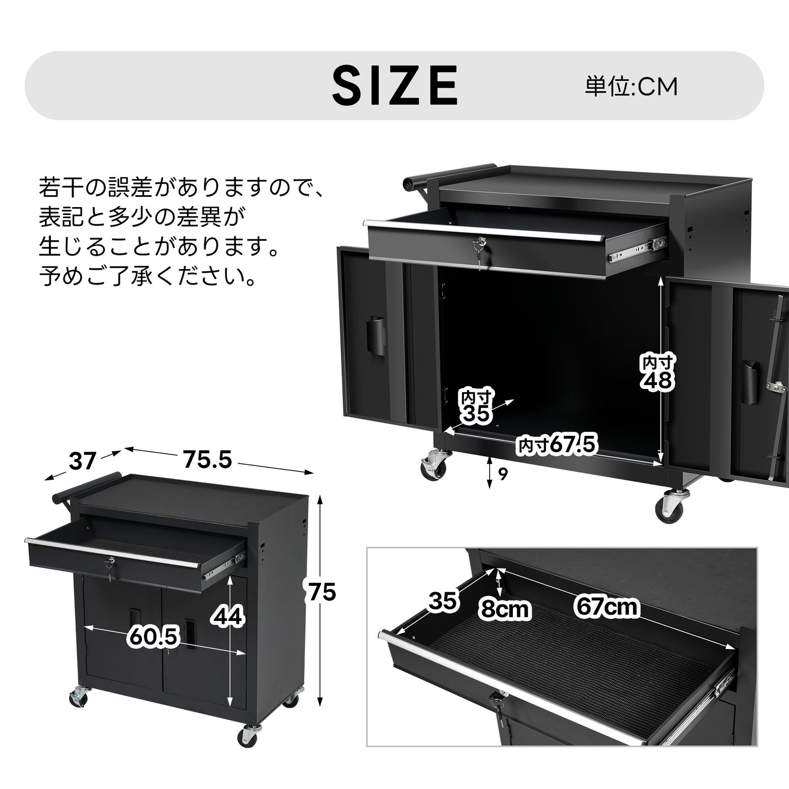 19%割 ツールキャビネット