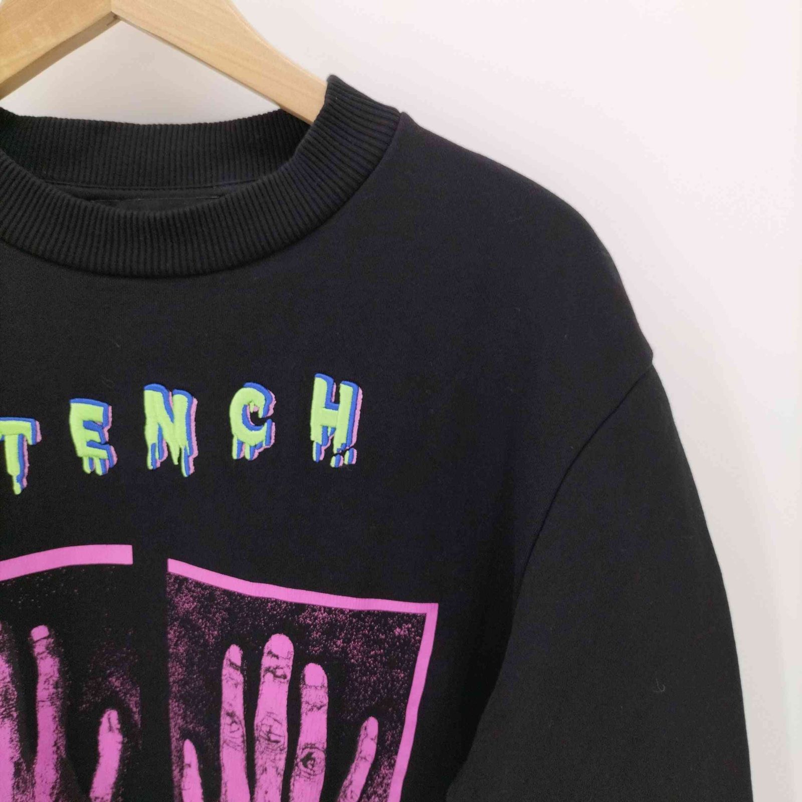 ディーゼル DIESEL STENCH 蜘蛛刺繍 クルーネック トレーナー