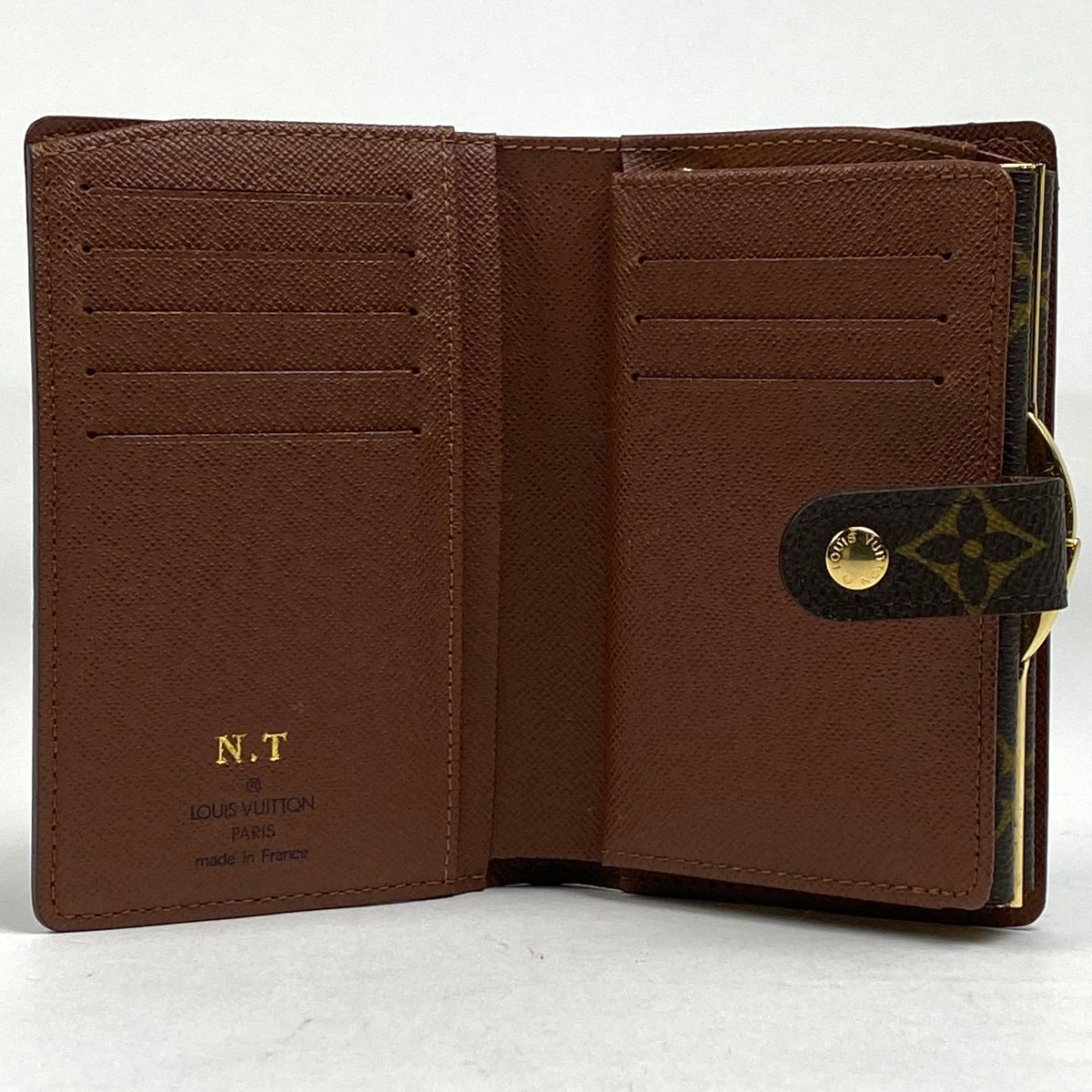 イニシャルなし☆ルイヴィトン ヴィエノワ モノグラム 二つ折り財布