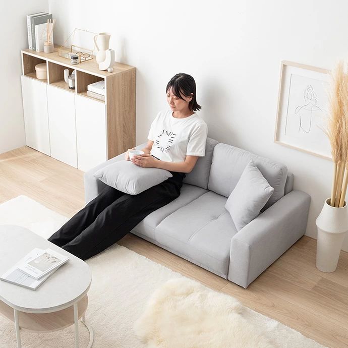 新品】幅130 Lottie 2人掛けローソファ 二人掛け 2P フロア ソファー