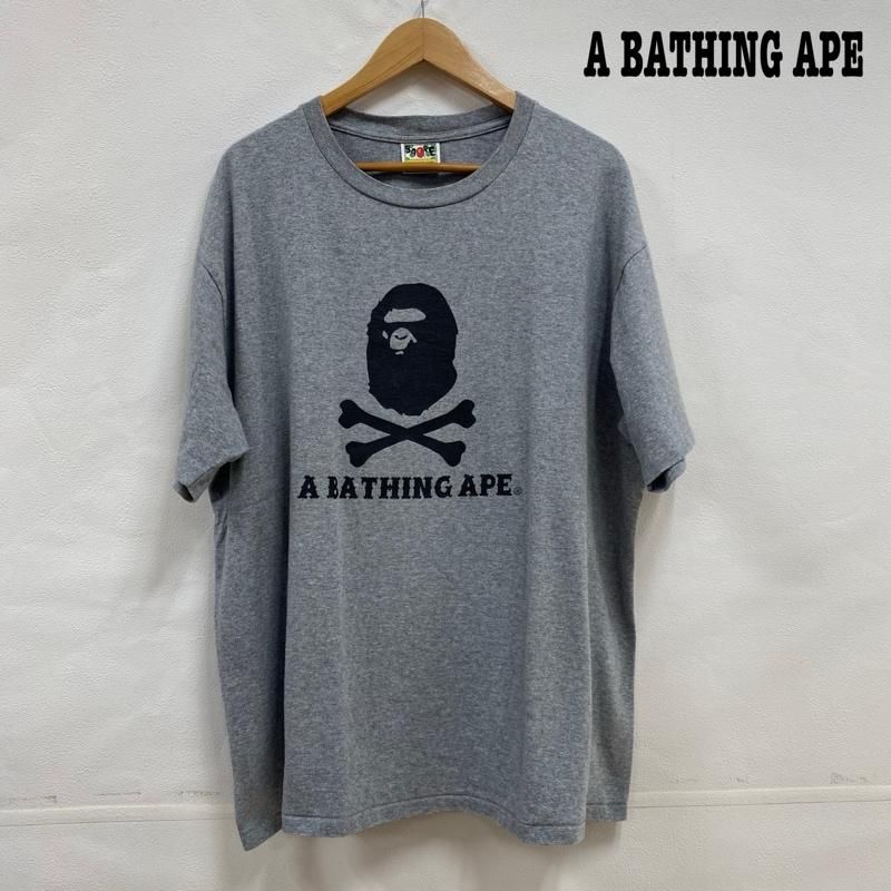 A BATHING APE 半袖 Tシャツ APE CROSSBONE TEE GRY 2XL - メルカリ