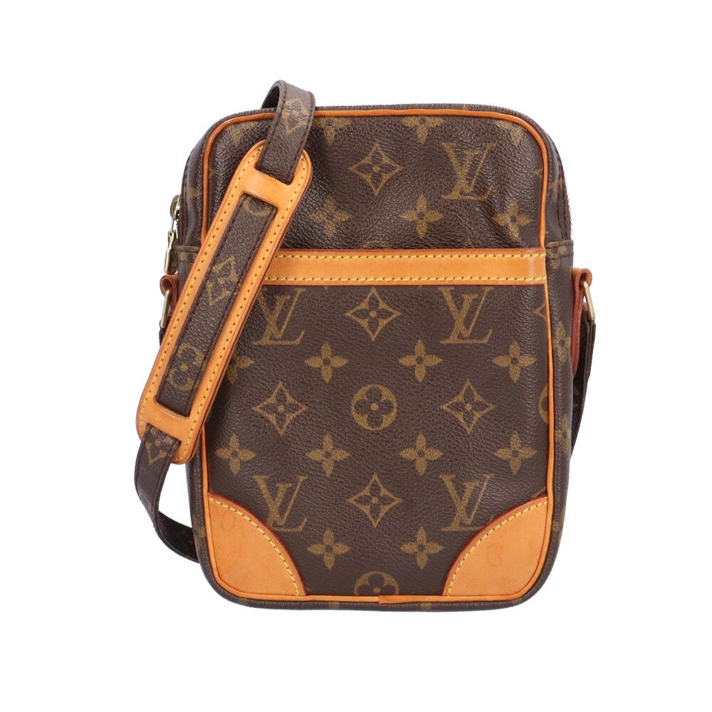 ルイヴィトン ダヌーブ モノグラム ショルダーバッグ モノグラムキャンバス M45266 ブラウン レディース  LOUIS VUITTON  中古 ルイヴィトン  ルイ ヴィトン