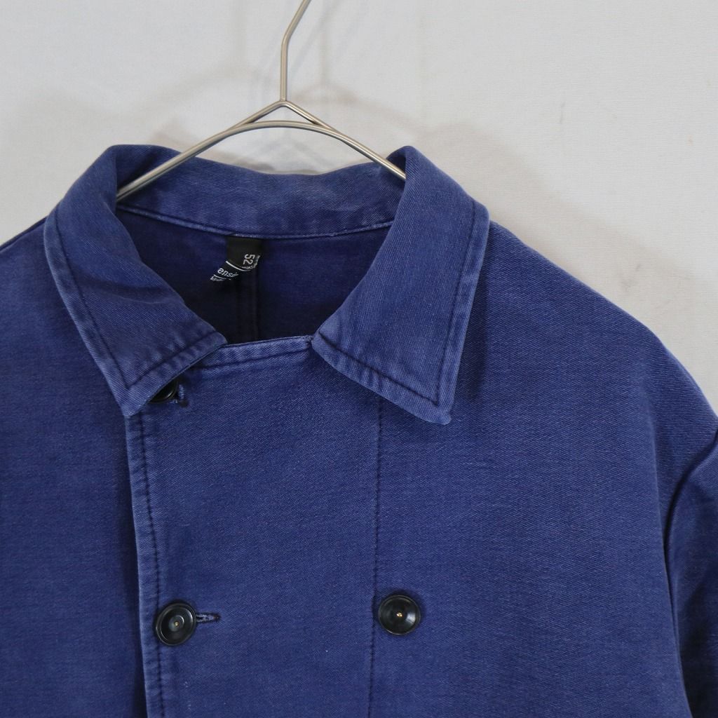 フランス製 Rensing DOUBLE BREASTED JACKET ワーク ユーロ ヨーロッパ