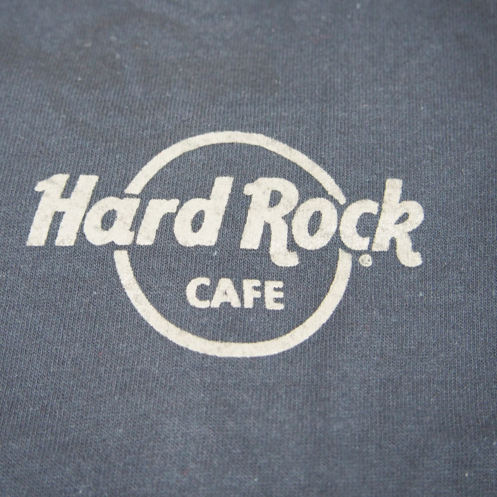 ★新品送料込！NY購入！ハードロックカフェ ニューヨーク濃紺ロゴTシャツM星条旗