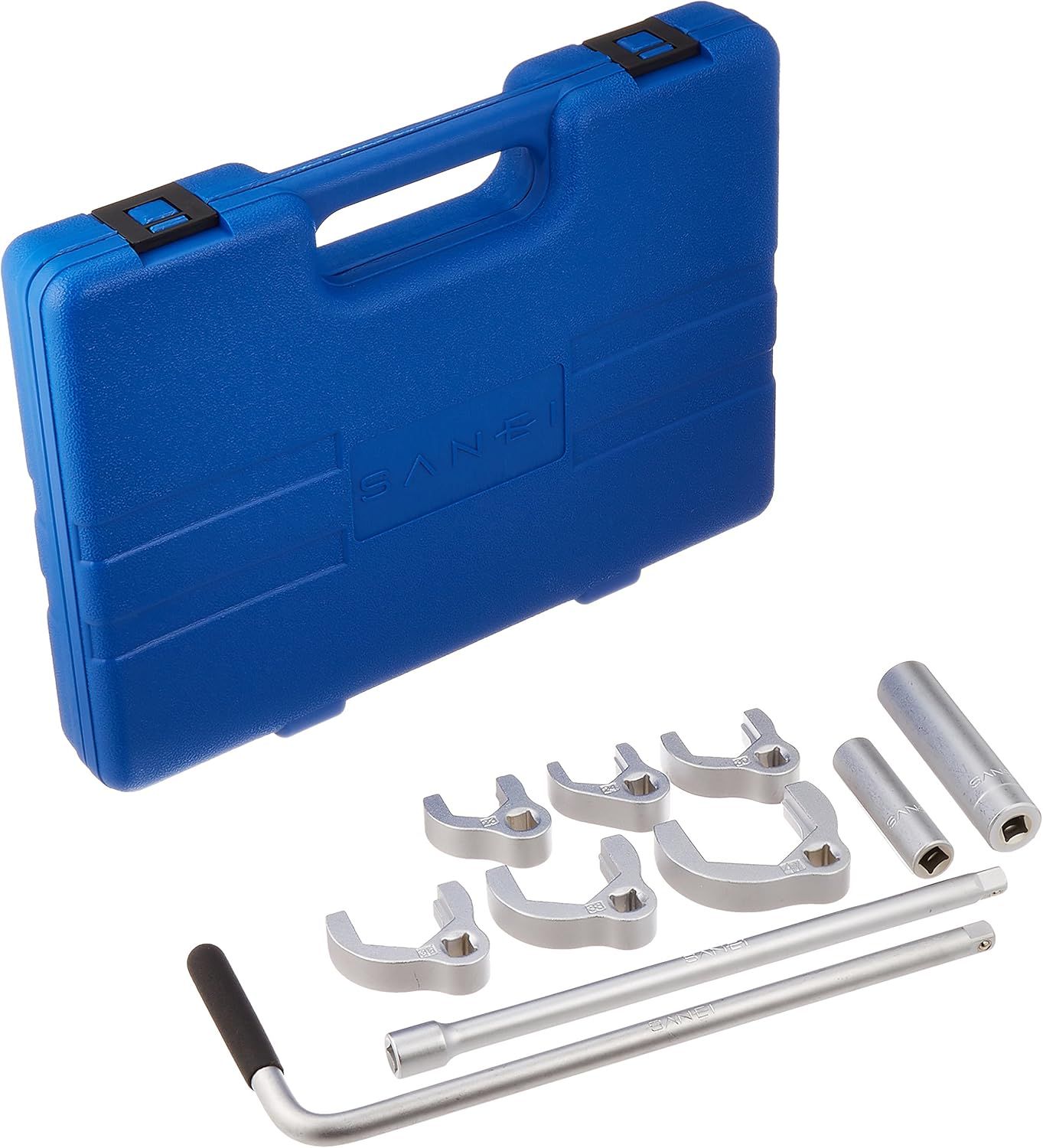 SANEI(旧社名:三栄水栓製作所)水栓用工具 立水栓締付工具セット マルチタイプ 14サイズのナットに対応 R3510S