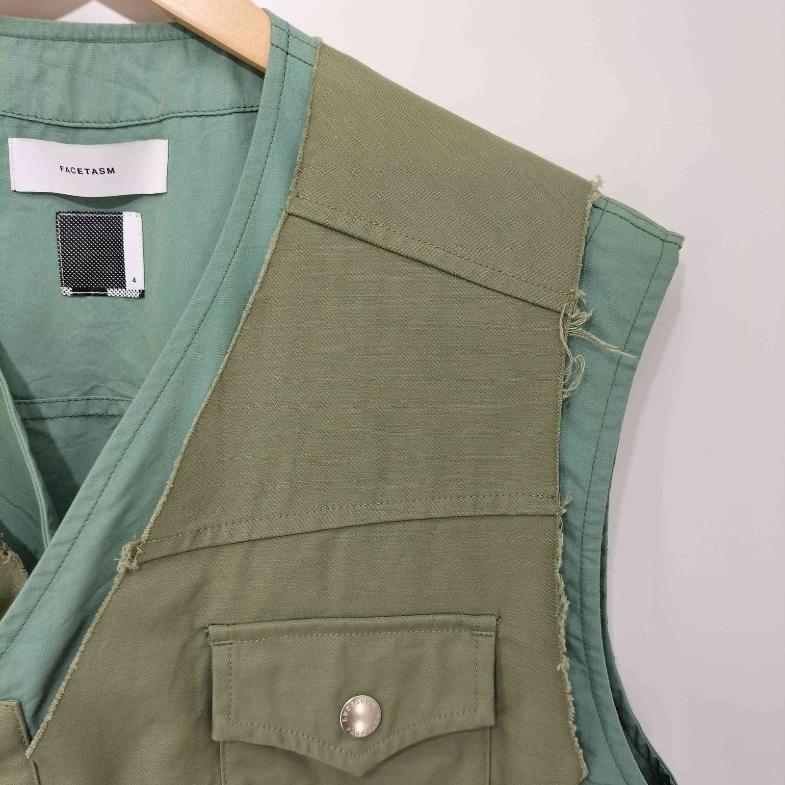 ファセッタズム FACETASM 23SS LAYERD VEST レイヤードベスト メンズ 
