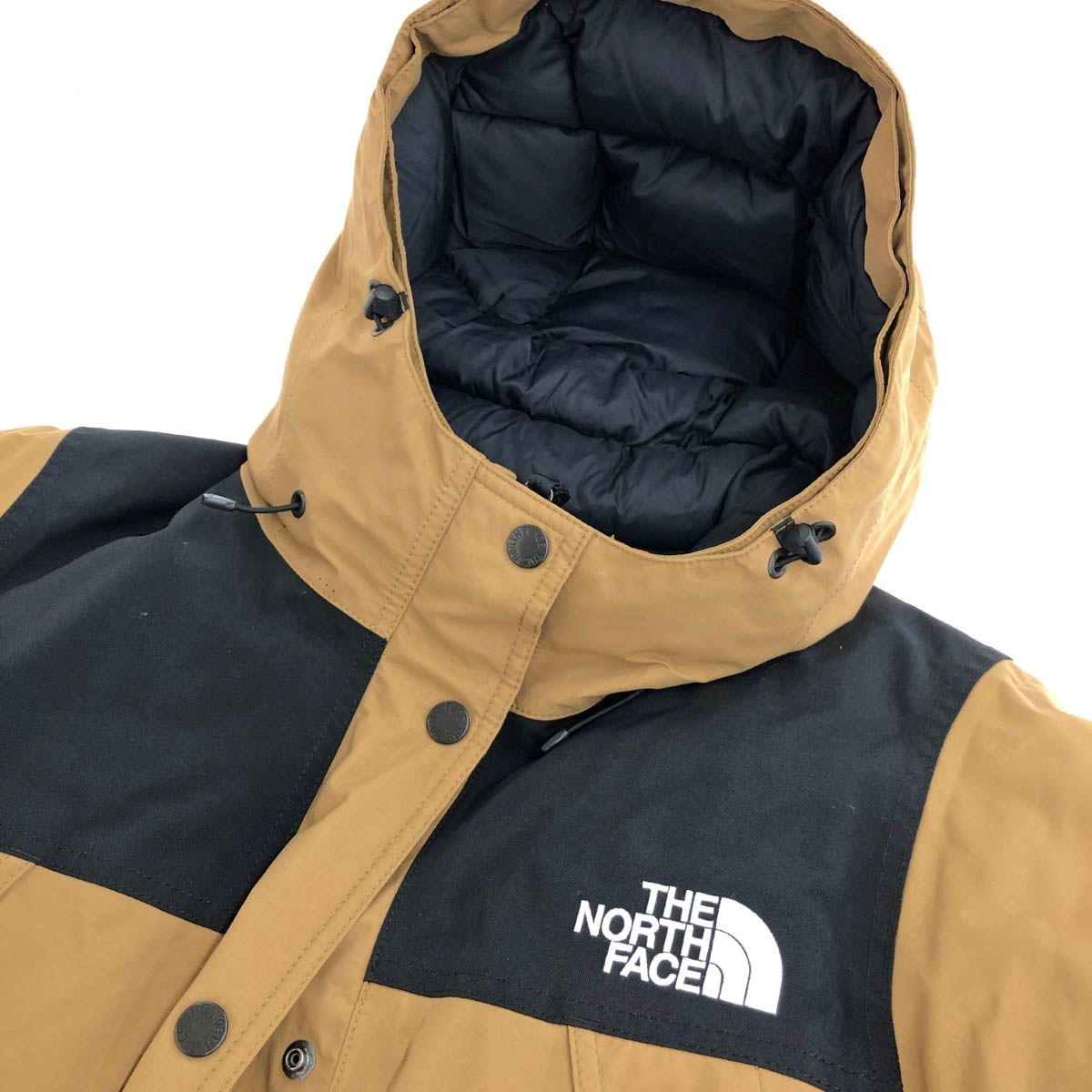 良好 THE NORTH FACE ザノースフェイス マウンテンダウンジャケット サイズL NDW91935 ベージュ レディース  240002216504 - メルカリ