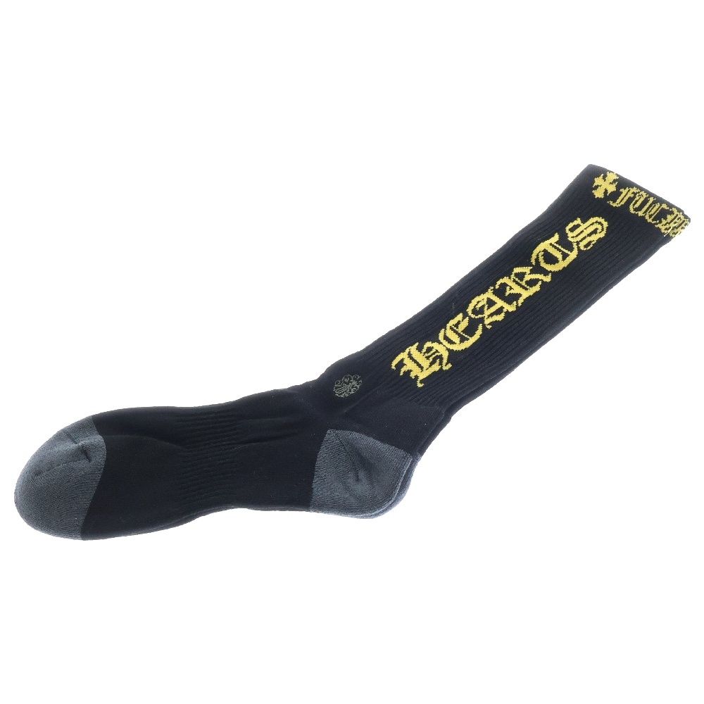 CHROME HEARTS (クロムハーツ) サイドロゴ ロングソックス 靴下