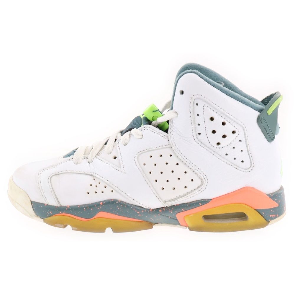 NIKE (ナイキ) AIR JORDAN 6 RETRO BG 384665-114 エアジョーダン6 ハイカットスニーカー US4Y/23cm ホワイト ボーイズ