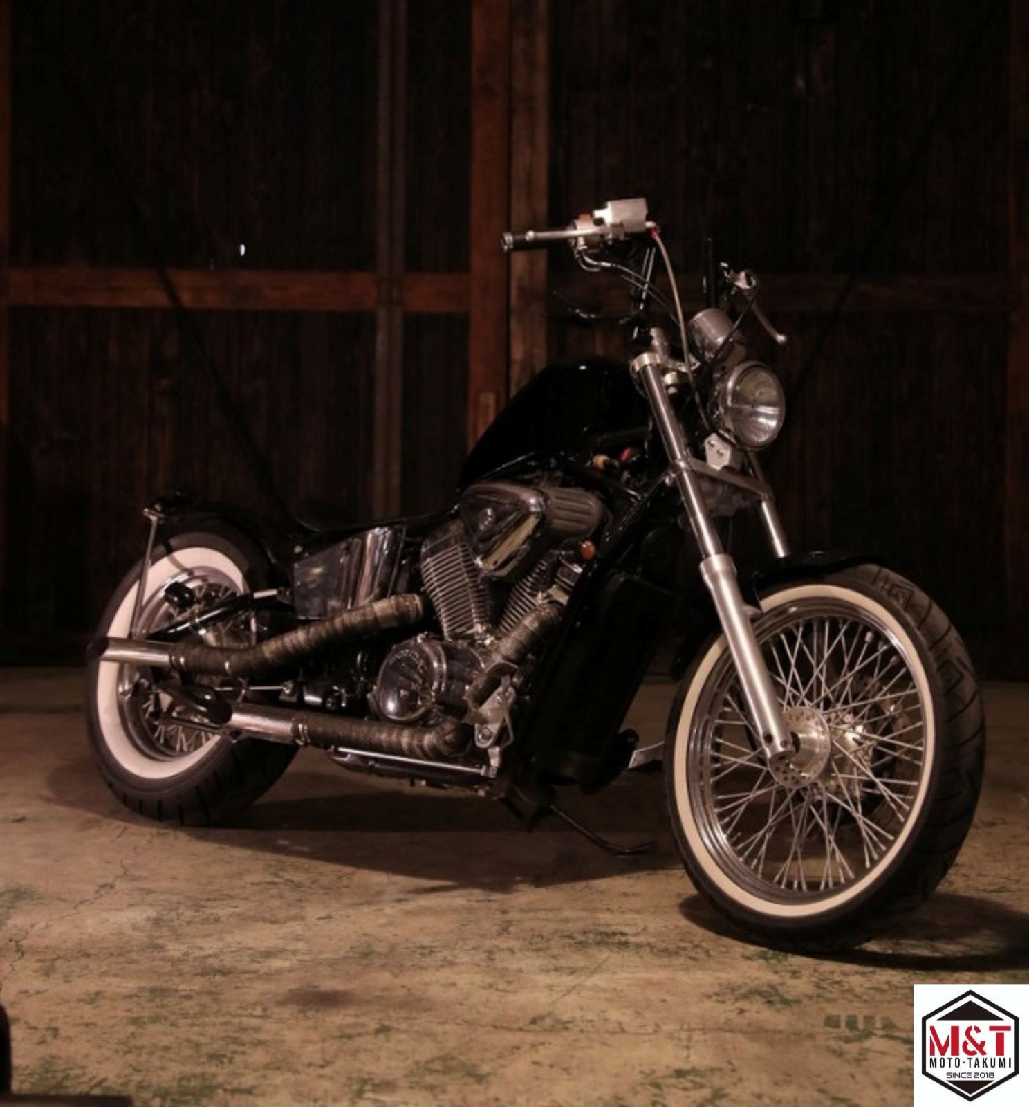 即納品 T-52B 7L 黒塗装 ホンダ スティード HONDA STEED 400&600 &VLS