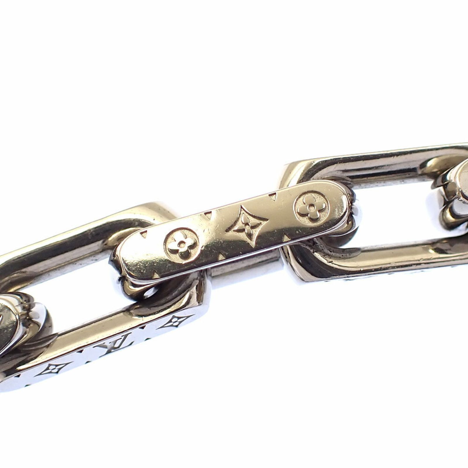 【たかし】Louis Vuitton ブレスレット　M00309 メンズ LOUIS VUITTON（ルイ・ヴィトン） モノグラム チェーン ブレスレット