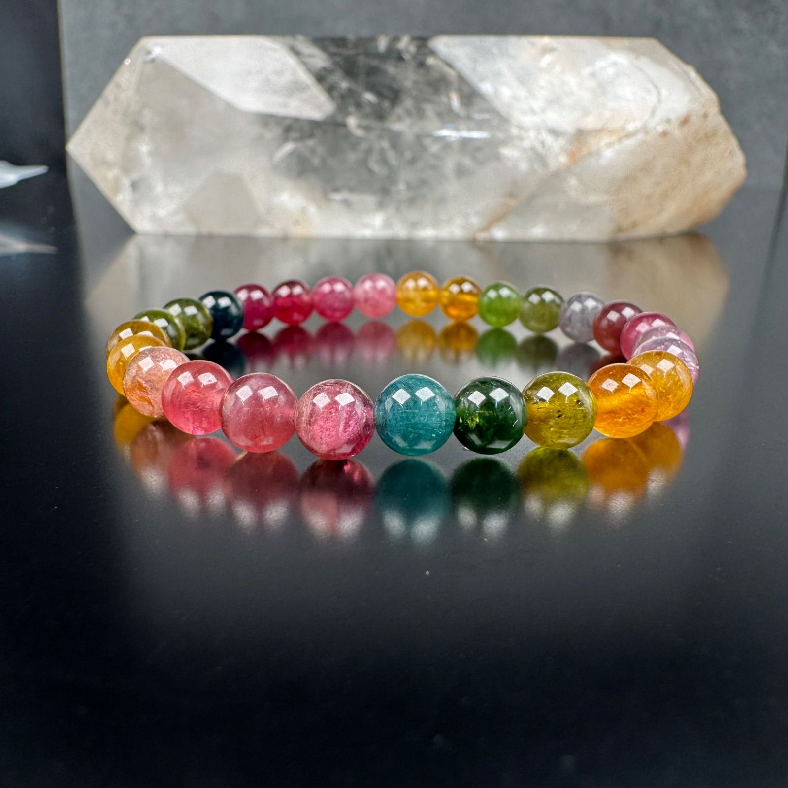 トルマリン 内周約16センチ 最高級 ブレスレット ジュエリー 【公式通販】