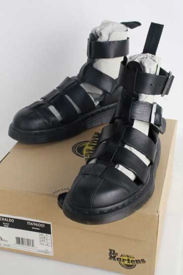 ドクターマーチン Dr.Martens GERALDO ジェラルド サンダル UK5 24cm相当 レディース 古着 女性 ヴィンテージ ビンテージ アメカジ 古着 ワークブーツ おしゃれ 15696001 黒 グラディエーター コンフォート