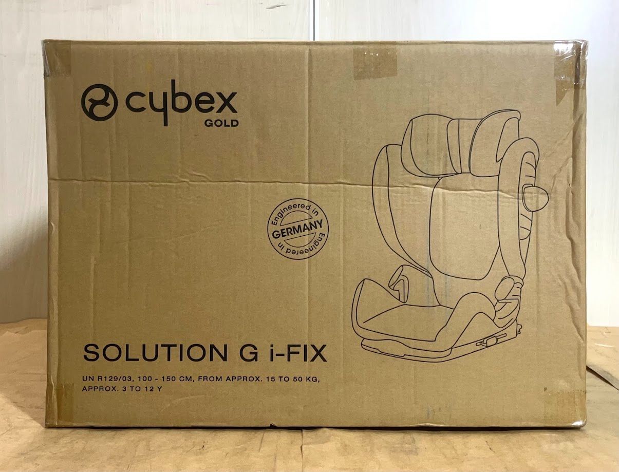 【開封済・未使用品】 cybex サイベックス SOLUTION G i-FIX ラバグレー ジュニアシート K0913 1002ML004 0120240927101975