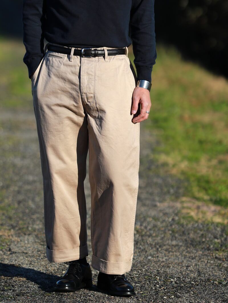 tcbジーンズ チノパン サイズ34 TCB jeans TCBジーンズ Stay Gold Chino / 41 Khaki ステイ
