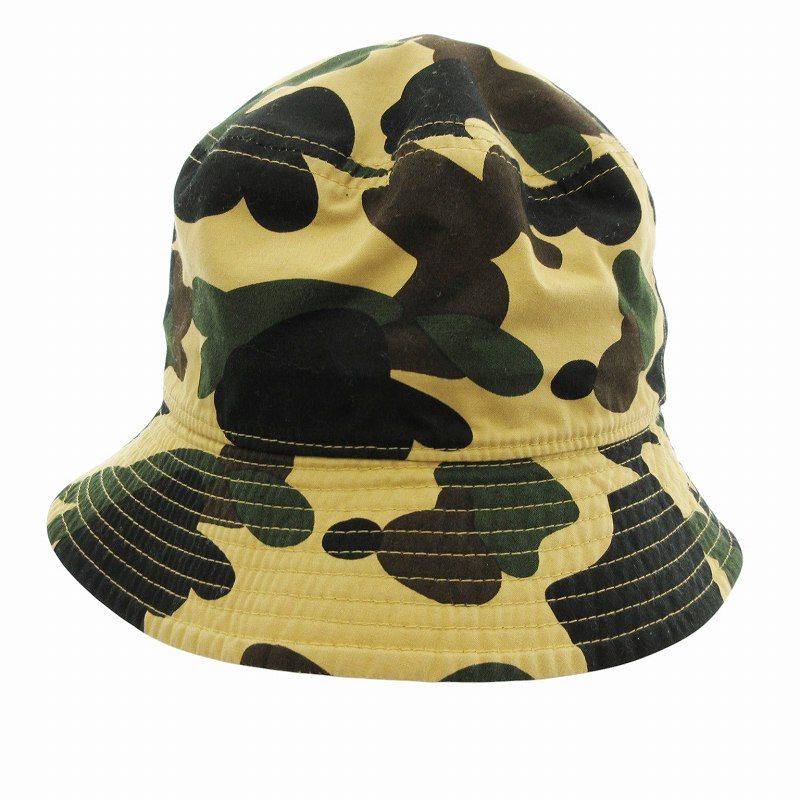 A Bathing Apeバケットハットリバーシブル アベイシングエイプ A BATHING APE バケットハット 帽子