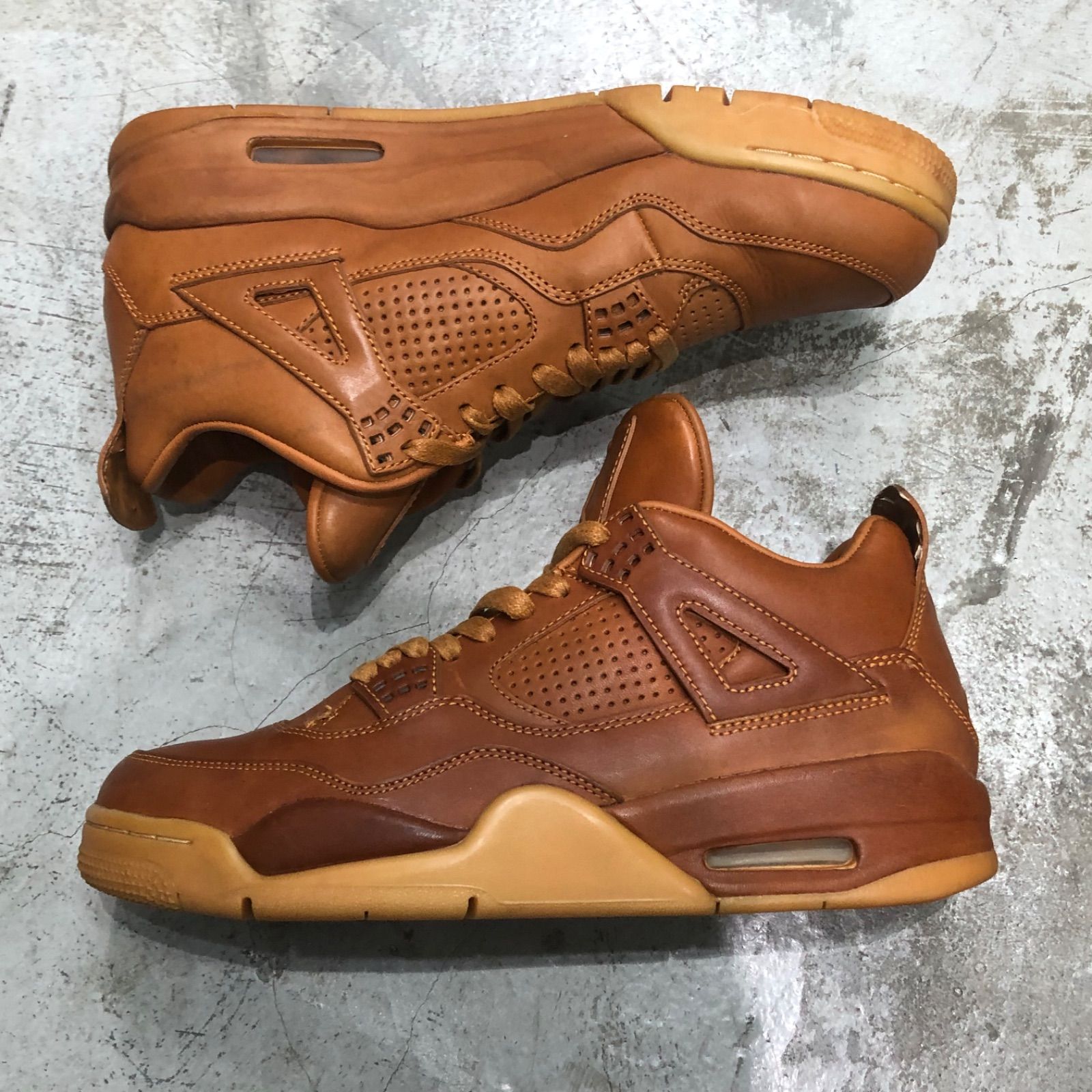 NIKE Air Jordan 4 Retro Ginger Wheat レザー ジョーダン4 スニーカー 