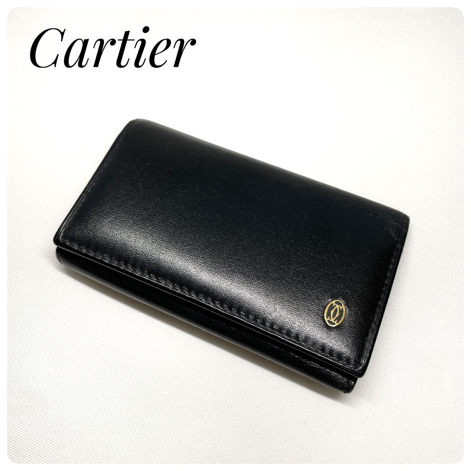 ［未使用品］Cartier カルティエ　レザー　6連　キーケース　パシャ　黒