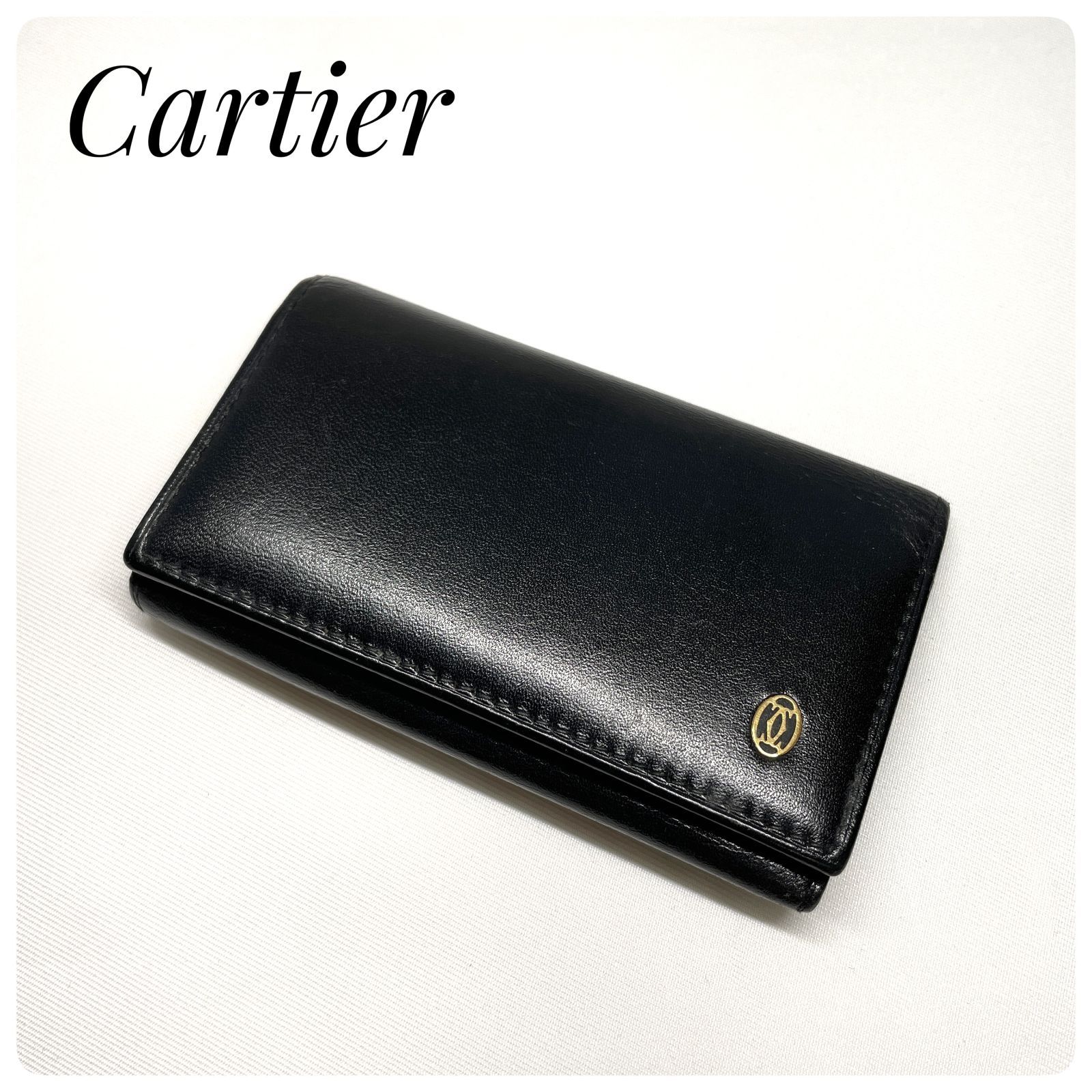 美品✨Cartier カルティエ パシャ 6連 キーケース ブラック 黒