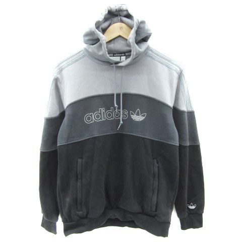 E91】adidas originals フルジップ 裏起毛 パーカー M