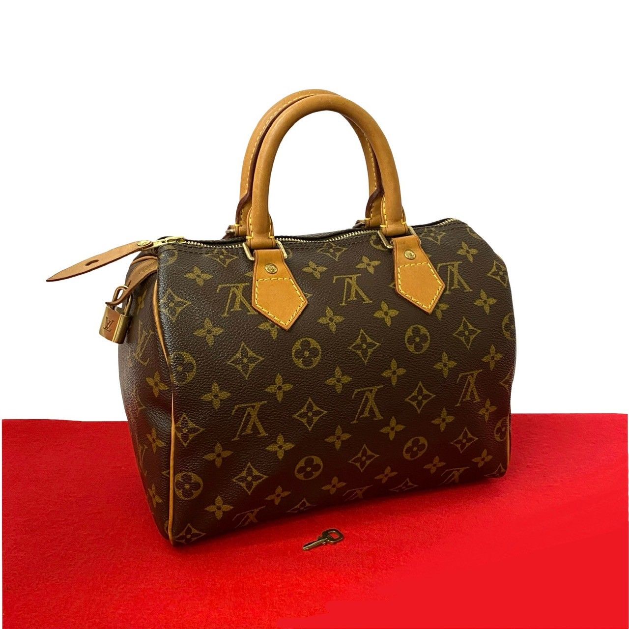 極 美品 鍵付き LOUIS VUITTON ルイヴィトン ヴィンテージ スピーディ 