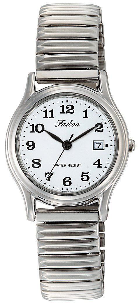 【特価商品】腕時計 アナログ 防水 Q&Q] 日付 メタルバンド D015-204 [シチズン レディース ホワイト