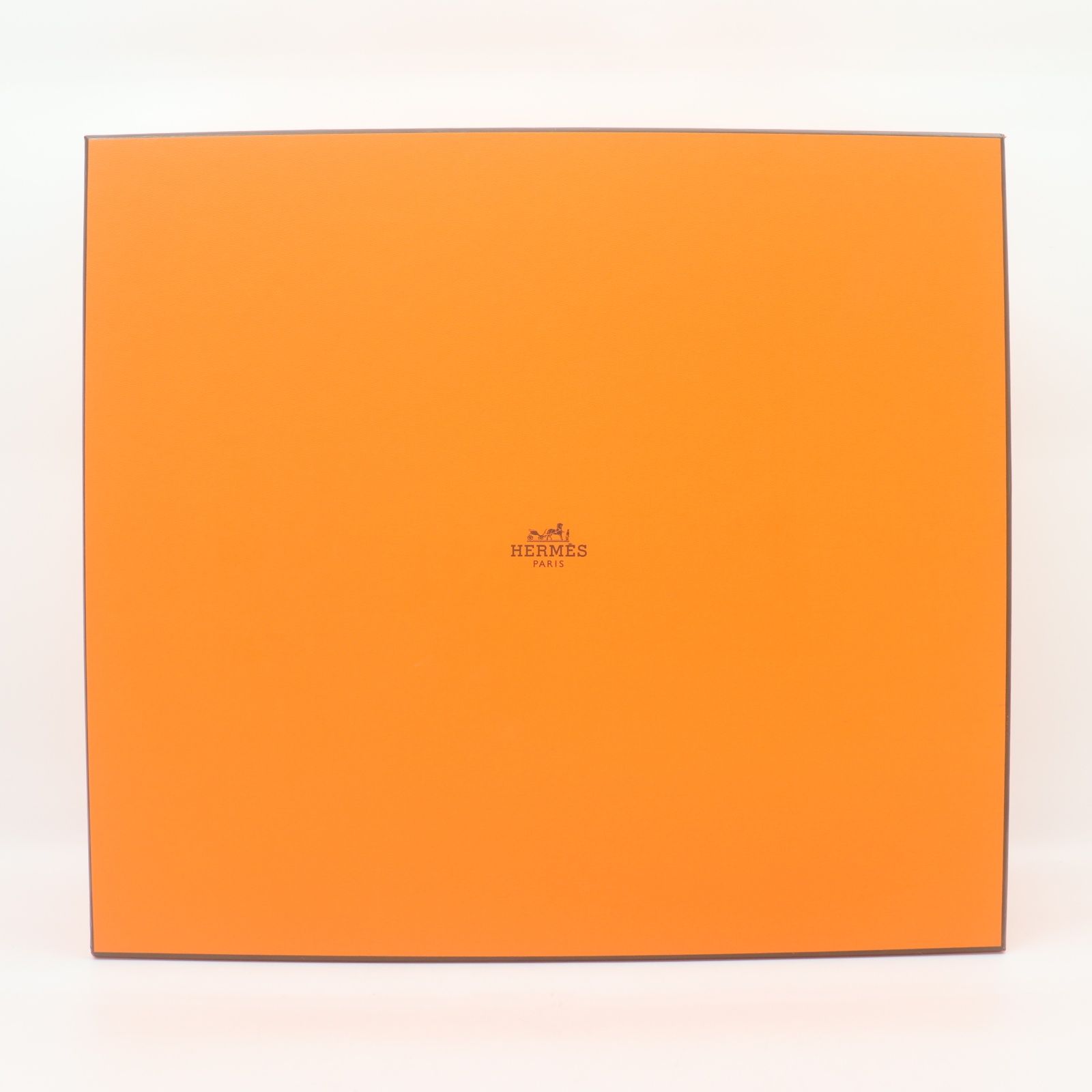 ITH8U3VUHG8O HERMES エルメス ガーデンパーティ 095 空箱 ボックス BOX オレンジ 収納 インテリア リボン 化粧箱