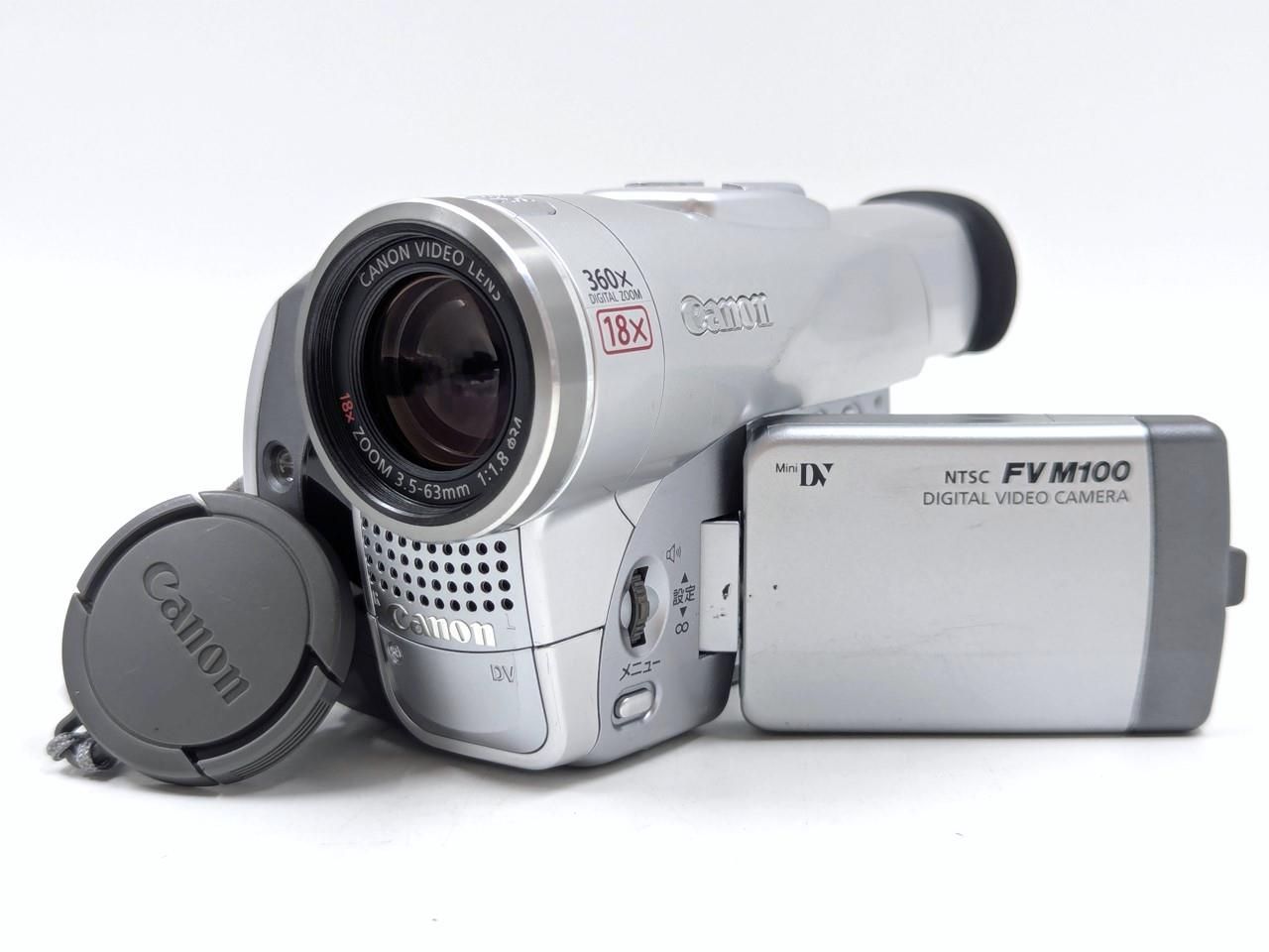 miniDVのダビングに Canon キャノン ビデオカメラ DM FV M 100 01 7日間保証付き