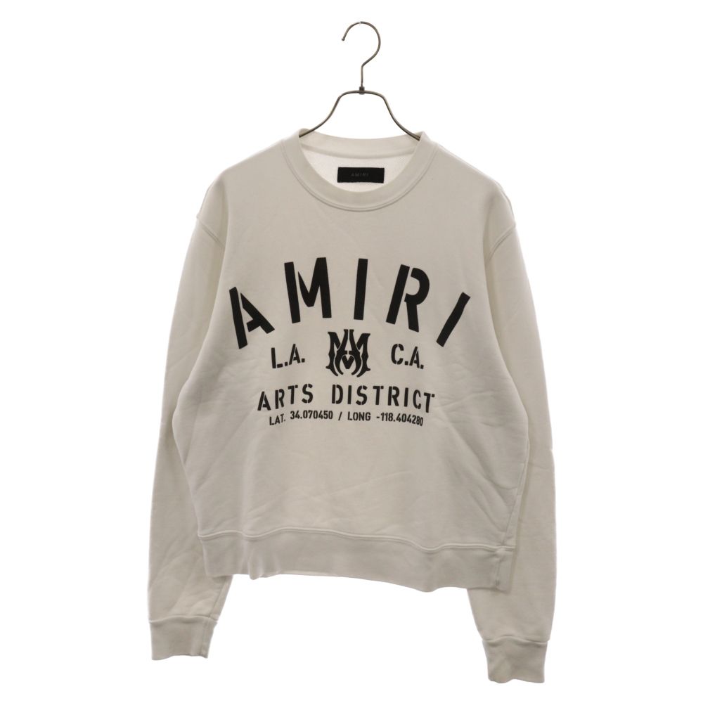 AMIRI (アミリ) ロゴプリント クルーネックスウェット AMIRI (アミリ) ロゴプリント クルーネックスウェット