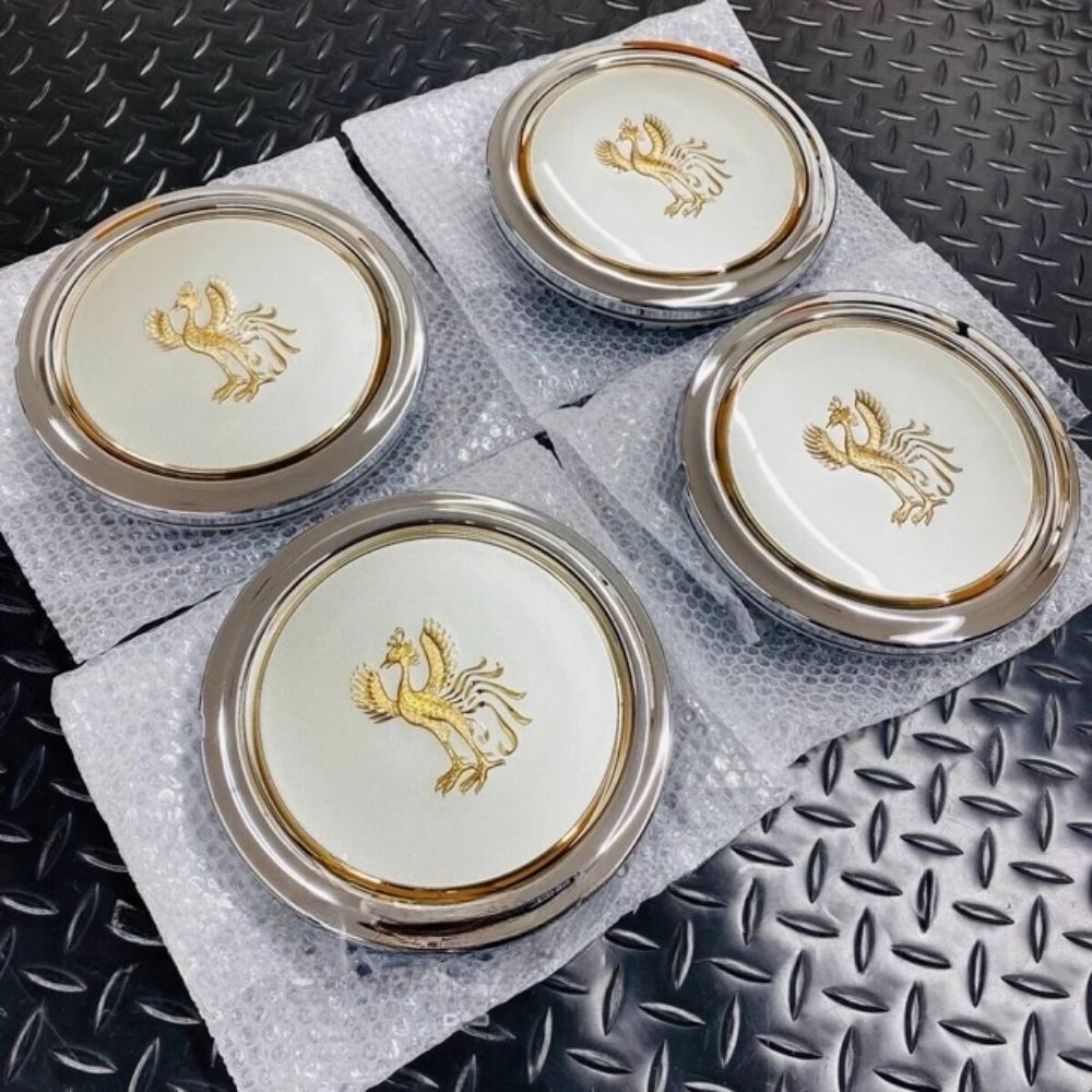 トヨタ 純正 TOYOTA 正規 ホイールハブ オーナメント ホワイト 4個セット センチュリー GZG50 UWG60 パーツ エンジン タイヤ カスタム