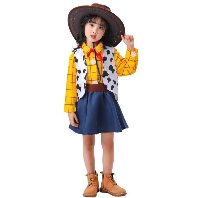 ハロウィン 仮装 トイストーリー ジェシー コスチューム 可愛いフルセット本格的コスプレ 女