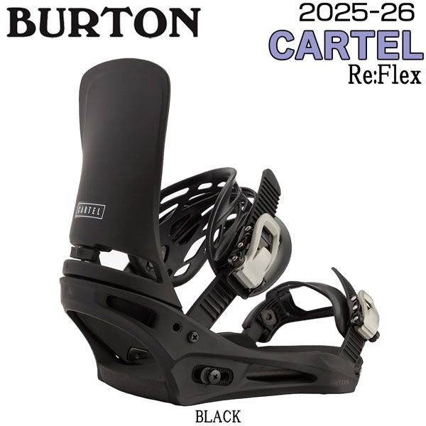 25-26 バートン カーテル BURTON CARTEL BLACK スノーボード ビンディング 25-26-BD-BTN メンズ バインディング 金具