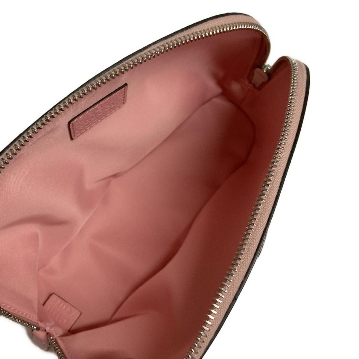 GUCCI グッチ ポーチ GGスプリーム スモールケース 625551 ピンク レザー DECORATOM_COM_BR