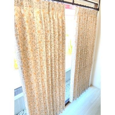 わたみさ　リリカラ ドレープカーテン　裏地付き　新品未使用 ドレープカーテンlame＜ラメ＞リリカラ公式アウトレットカーテン