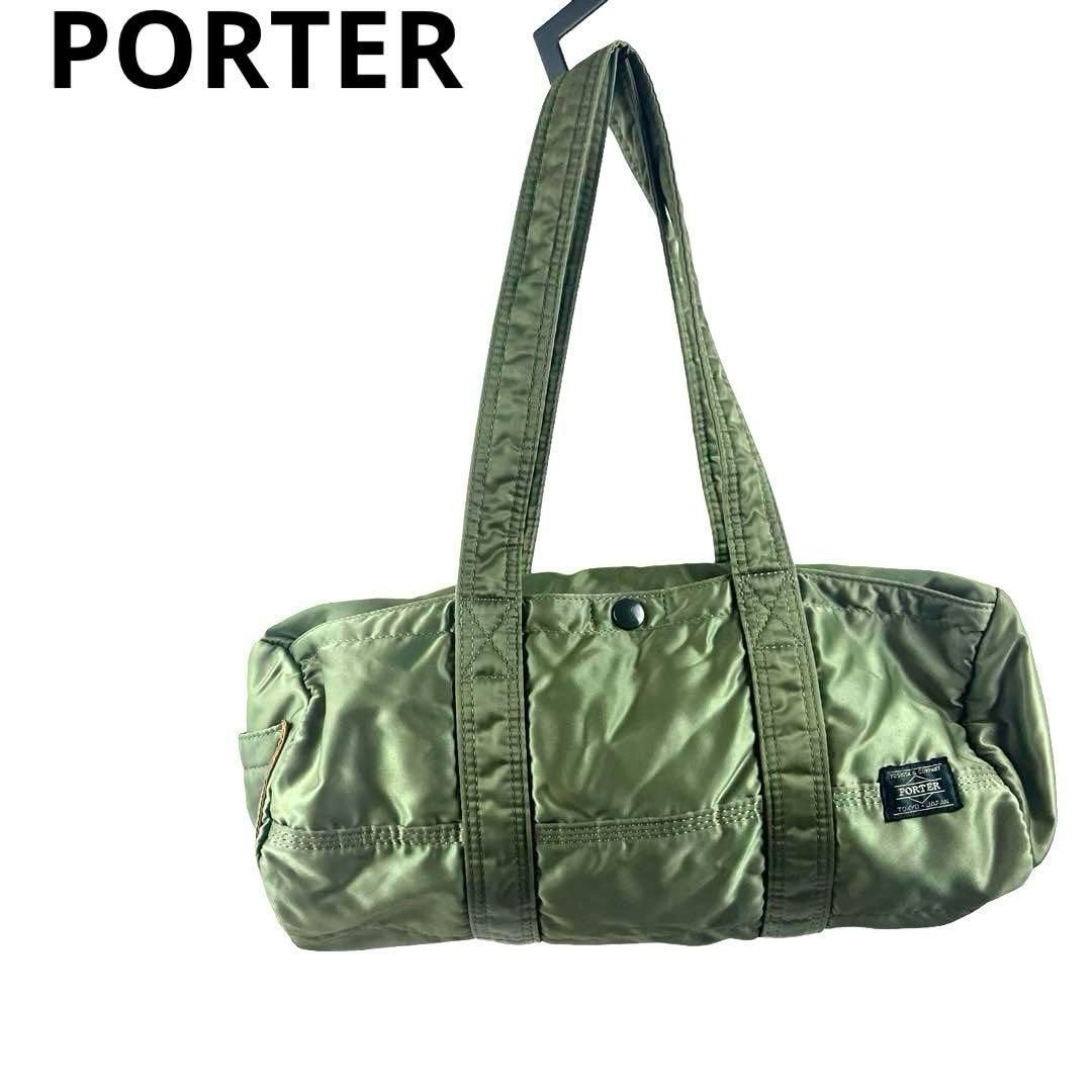 PORTER ポーター タンカー ミニ ボストンバッグドラムバッグ グリーン ...