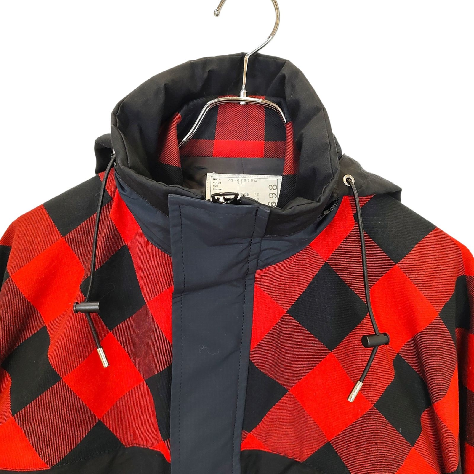 sacai サカイ 22SS BUFFALO CHECK BLOUSON バッファロー チェック