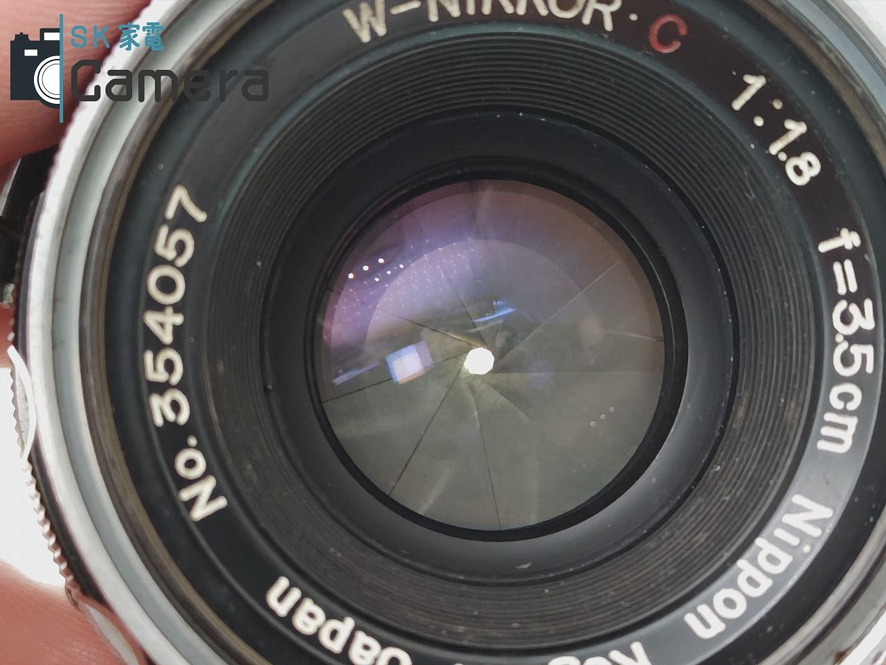 Nikon W-NIKKOR・C 3.5cm F1.8 Sマウント 2023年10月修理済 ニコン ...
