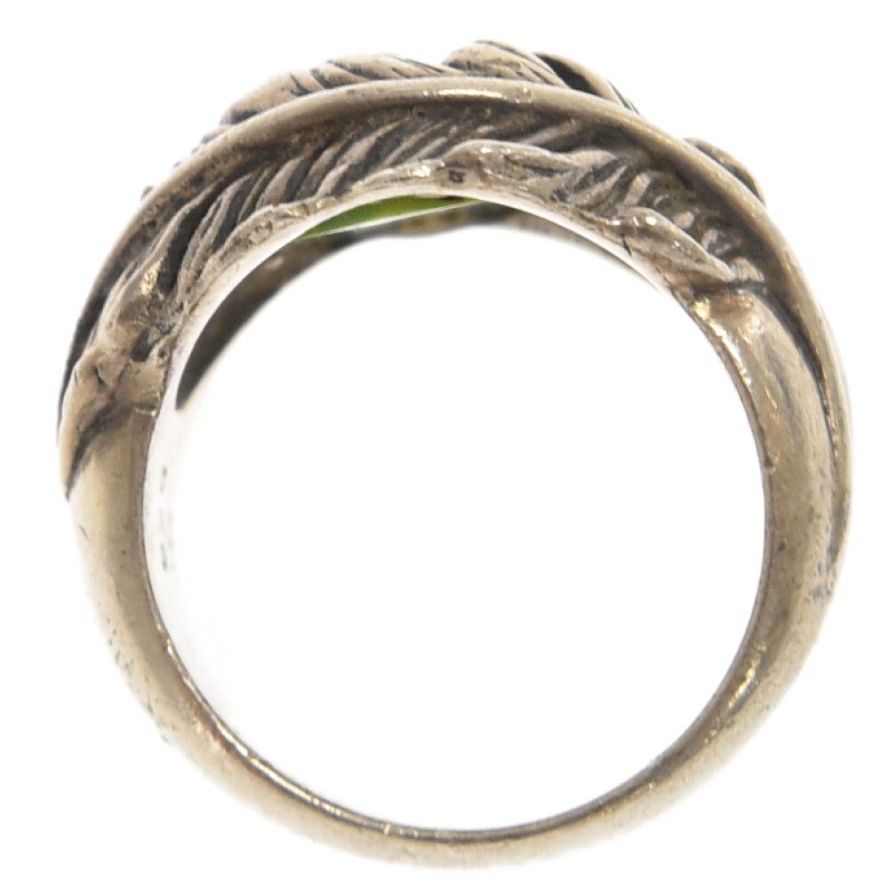 SAAD (サード) ターコイズ フェザー シルバーリング リング