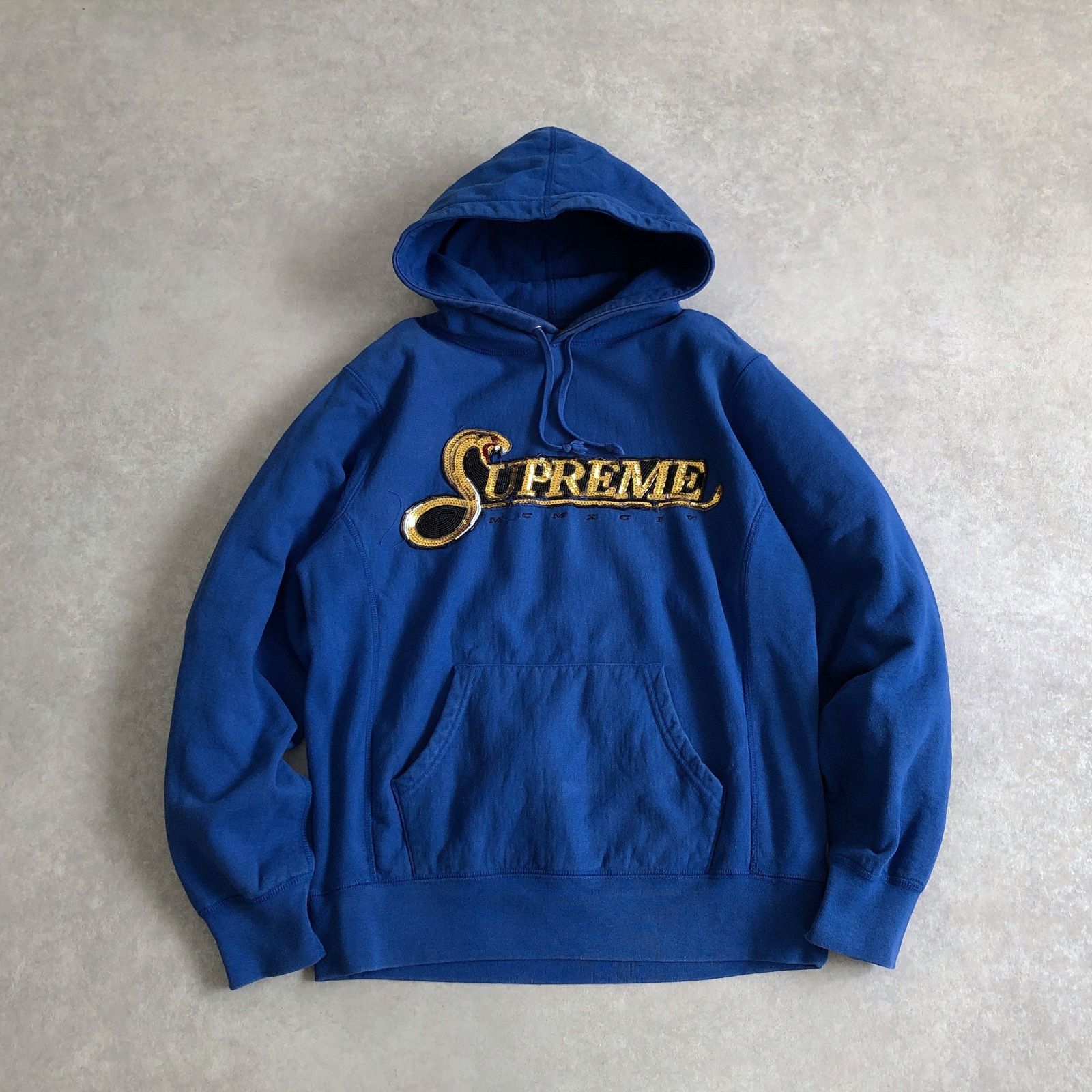 Supreme スパンコールロゴデザイン ヘビーウェイト スウェット  